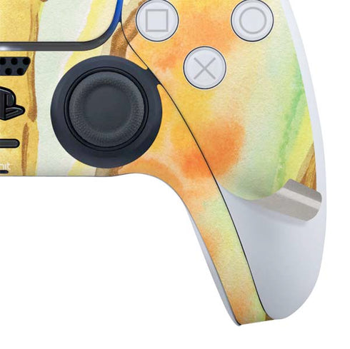 Tuscan Sun Watercolor Geode PS5 Controller Skin